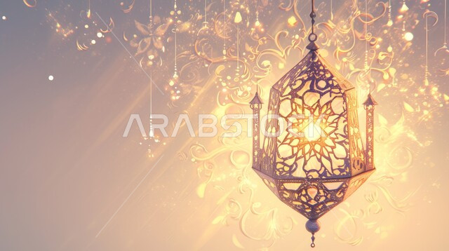 فوانيس معلقة مصابيح عربية تقليدية زينة وديكور وأنوار الاحتفال بالمناسبات والأعياد الدينية الإسلامية, الاستعداد لاستقبال الشهر الفضيل, البهجة بقدوم رمضان المبارك, الأجواء الروحانية في الأيام الفضيلة, شهر العبادة والتقرب من الله تعالى.