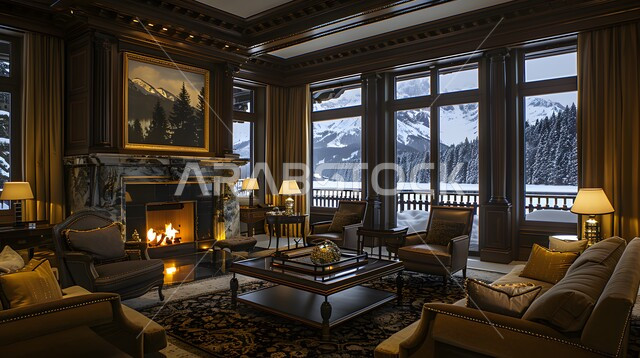 Elegant designs for comfortable living rooms in modern style, living room with luxury home furniture in elegant colors, high-end interior decorations for villas and residential apartments in Saudi Arabia, modern accessories and antiques