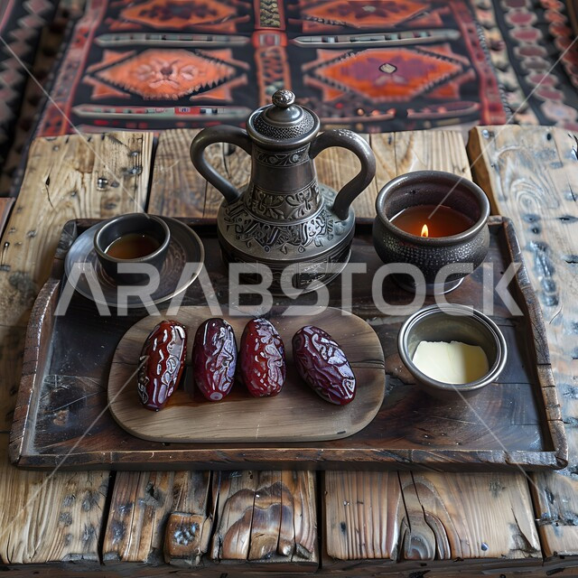 ضيافة رمضانية لذيذة، رطب من نخيل المملكة العربية السعودية، محاصيل ومنتجات زراعية محلية وطنية سعودية، صورة مقربة لطبق مليء بالتمر الصحي الطازج, وجبة ذات قيمة غذائية عالية