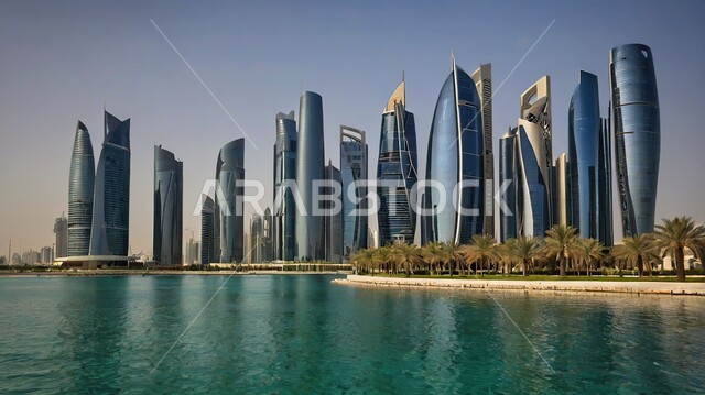منظر تخيلي مستقبلي للتقدم و النمو العمراني, الفن الهندسي المعماري للأبراج وناطحات السحاب في أفق أبوظبي, بناء مستقبل حضاري ومتطور, المباني والمنشآت التجارية الشاهقة في الامارات العربية المتحدة, رؤية مستقبلية 2030