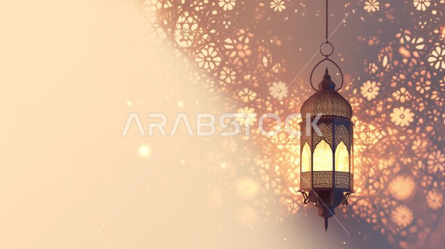  فانوس معدني معلق مزخرف مضيء, أضواء و مصابيح عربية تقليدية, الاستعداد لاستقبال الشهر الفضيل،الأجواء الروحانية في الأيام الفضيلة, زينة و ديكورات و أنوار الاحتفالات بالمناسبات و الأعياد الدينية الإسلامية, البهجة بقدوم رمضان المبارك, 