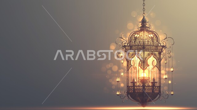 فانوس معدني معلق مزخرف مضيء, الأجواء الروحانية في الأيام الفضيلة, زينة و ديكورات و أنوار الاحتفالات بالمناسبات و الأعياد الدينية الإسلامية, البهجة بقدوم رمضان المبارك, أضواء و مصابيح عربية تقليدية, الاستعداد لاستقبال الشهر الفضيل