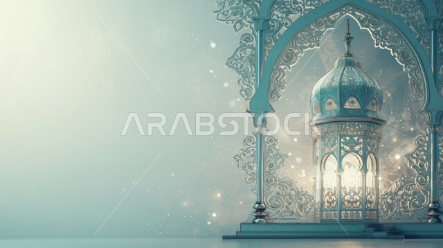 الأجواء الروحانية في الأيام الفضيلة, فانوس معدني معلق مزخرف مضيء, زينة و ديكورات و أنوار الاحتفالات بالمناسبات و الأعياد الدينية الإسلامية, البهجة بقدوم رمضان المبارك, أضواء و مصابيح عربية تقليدية, الاستعداد لاستقبال الشهر الفضيل