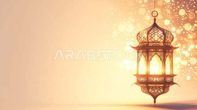 فانوس معدني معلق مزخرف مضيء, الأجواء الروحانية في الأيام الفضيلة, زينة و ديكورات و أنوار الاحتفالات بالمناسبات و الأعياد الدينية الإسلامية, البهجة بقدوم رمضان المبارك, أضواء و مصابيح عربية تقليدية, الاستعداد لاستقبال الشهر الفضيل