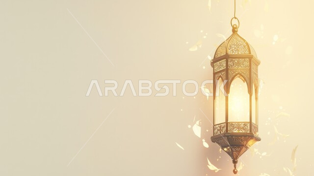 فانوس معدني معلق مزخرف مضيء, الأجواء الروحانية في الأيام الفضيلة, زينة و ديكورات و أنوار الاحتفالات بالمناسبات و الأعياد الدينية الإسلامية, البهجة بقدوم رمضان المبارك, أضواء و مصابيح عربية تقليدية, الاستعداد لاستقبال الشهر الفضيل