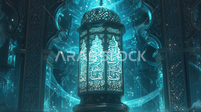 زينة و ديكورات و أنوار الاحتفالات بالمناسبات و الأعياد الدينية الإسلامية, الأجواء الروحانية في الأيام الفضيلة, فانوس معدني معلق مزخرف مضيء, البهجة بقدوم رمضان المبارك, أضواء و مصابيح عربية تقليدية, الاستعداد لاستقبال الشهر الفضيل