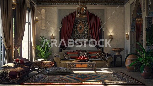 شقق وفلل سكنية في المملكة العربية السعودية، أثاث منزلي راقي ومريح, غرف معيشه بتصاميم عصرية حديثه, التحف والديكورات الداخليه الأنيقة، غرفة جلوس فاخرة
