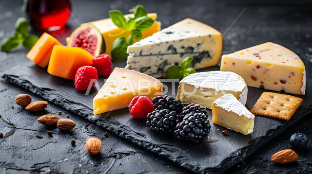 وجبة ذات قيمة غذائية عالية ،فطور صباحي صحي ،الفن في تقديم الأطعمة والتزيين على الطراز الشرقي ،طبق طعام مليء بالفواكه الطازجة  والجبن ،سناكات خفيفة وصحية ،المطاعم الفاخرة في المملكة العربية السعودية 