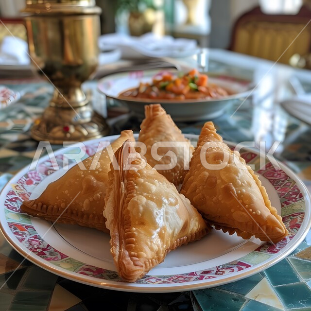  وجبات فطور مغذية ومشبعة, طبق من الفطائر المقلية الشهية، إتقان مهارة إعداد المخبوزات والمعجنات في مطابخ المملكة، فن تقديم الأطباق في مطاعم السعودية، قطع من البرك بالجبنة الهشة