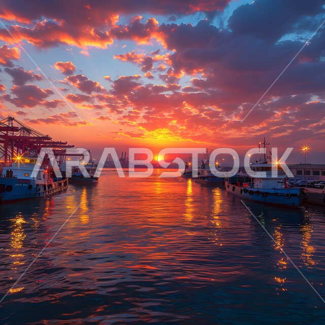 بيع وتجارة السلع والمنتجات المحلية عبر السفن في البحار، ميناء شحن البضائع و الحاويات التجارية، استلام ونقل كونتينرات التخزين عبر الاقتصاد البحري, تصدير وإستيراد البضاعة في السعودية من خلال استخدام الوسائل المتطورة الحديثه