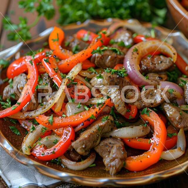  وجبة ذات قيمة غذائية عالية, وصفات المطبخ السعودي الغني بالنكهات, اللحوم البقرية المطبوخة الشهية، مطاعم للمأكولات العربية الشرقية, أطعمة غنية بالبروتين، صورة مقربة لستيك اللحم مع الخضار المطبوخة والتوابل