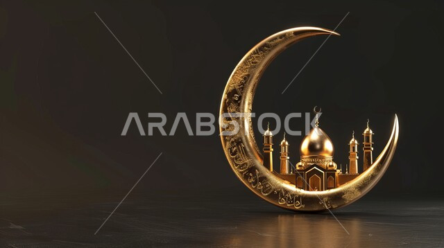 قدوم شهر الخير, مجسمات رمضانيه ثلاثية الابعاد للمآذن والقبب للمساجد الإسلامية, الديكورات والتصاميم الهندسية المميزة في رمضان المبارك, زينة الاعياد والمناسبات الدينية، العبادة والتقرب إلى الله تعالى