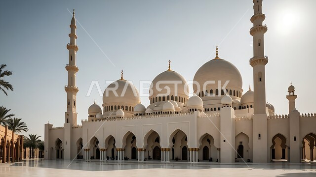 مفهوم العبادة والتقرب الى الله, اداء الفرائض والصلوات, دمج الحضارة مع الأصالة، الزخارف والنقوش الاسلامية في احد المساجد في المملكة العربية السعودية, الديكورات والتصاميم المميزة على الطراز الاسلامي