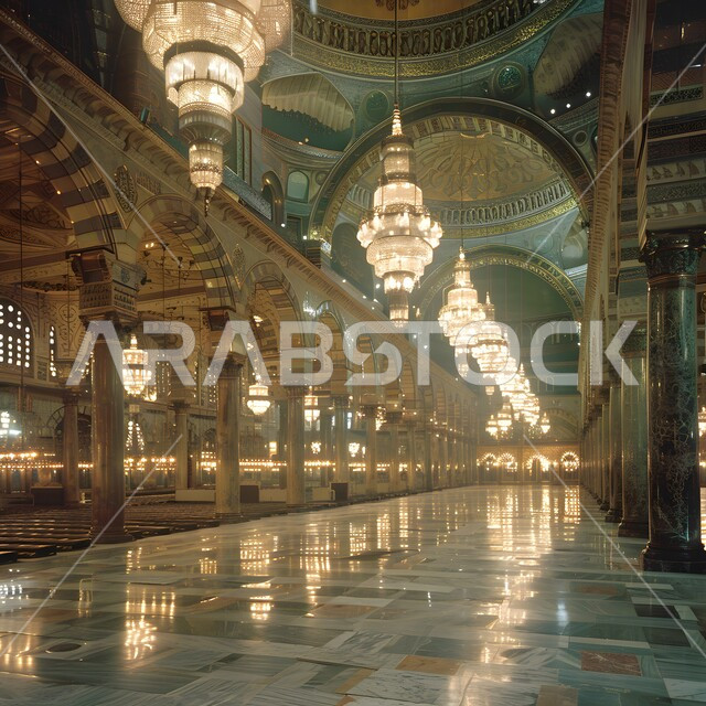 أماكن ومعالم دينية مقدسة, الفن الهندسي المعماري على الطراز الاسلامي للأعمدة والاقواس في مساجد المملكة العربية السعودية, نداء المسلمين لأداء الفرائض والصلوات, مفهوم العبادة والتقرب إلى الله, التصاميم والديكورات الداخلية الحديثة