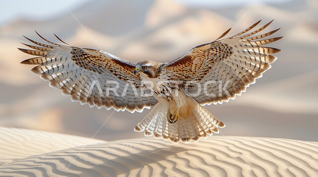 نسر يحلق في إحدى المحميات الطبيعيه، رمز القوة والتحدي وحدة البصر، تدريب وترويض الطيور الجارحة والمفترسة، إقامة نادي الصقور في موسم الصيد السنوي في المملكة العربية السعودية، الفخر بالتراث السعودي العريق في تربية طائر الصقر