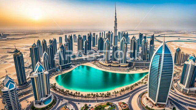 منظر تخيلي مستقبلي للتقدم و النمو العمراني, المباني والمنشآت التجارية الشاهقة في المملكة العربية السعودية, رؤية سعودية مستقبلية 2030, الفن الهندسي المعماري للأبراج وناطحات السحاب, بناء مستقبل حضاري ومتطور