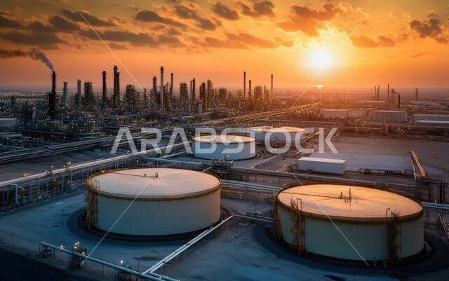 صناعات ومشاريع بتروكيماوية, النهضة بالاقتصاد الوطني السعودي, مستودعات وخزانات كبيرة وضخمة, مصانع ومعامل في المملكة العربية السعودية, مفهوم هندسة البترول في دول الخليج العربي, مصفاة تكرير النفط و الغاز