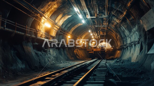 مناطق التنقيب عن الثروات الباطنية, المعدات و الآلات الثقيلة الضخمة, أعمال الحفر و التعدين, معامل و مصانع المملكة العربية السعودية, النهضة بالاقتصاد الوطني السعودي, شاحنات حفر الأنفاق و المناجم تحت الأرض