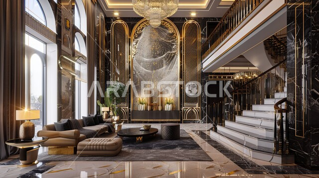 شقق وفلل سكنية في المملكة العربية السعودية، أثاث منزلي راقي ومريح باللون البني, غرف معيشه بتصاميم عصرية حديثه, التحف والديكورات الداخليه الأنيقة، غرفة جلوس فاخرة, الواجهات والنوافذ الزجاجية