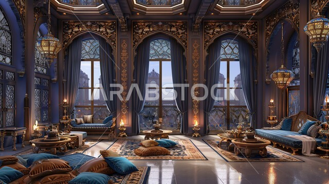 شقق وفلل سكنية في المملكة العربية السعودية، أثاث منزلي راقي ومريح باللون البني, غرف معيشه بتصاميم عصرية حديثه, التحف والديكورات الداخليه الأنيقة، غرفة جلوس فاخرة, الواجهات والنوافذ الزجاجية
