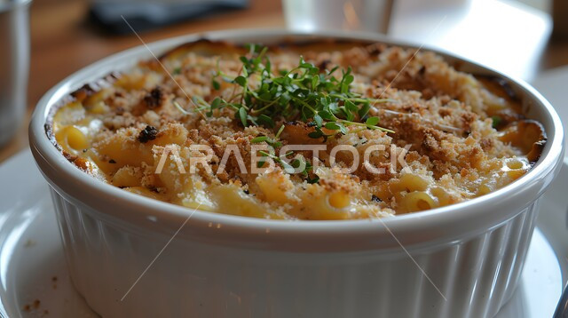 مطاعم المأكولات السريعة، طبق من المعكرونة المشوية مع الجبنة وصوص البشاميل, أطباق ووجبات آسيوية شرقية، وجبة من الباستا الشهية