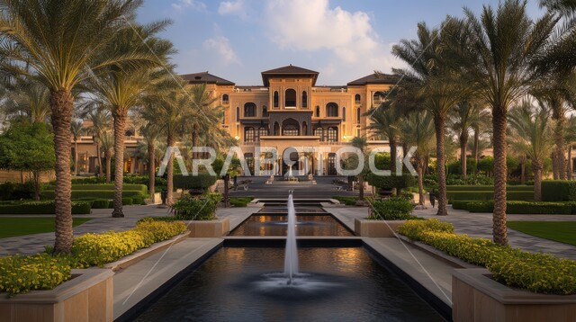 الفن الهندسي المعماري على الطراز الحديث، تصميمات وديكورات فخمة، تصاميم عصرية و فاخرة للشقق والفلل السكنية السياحية، القصور والفنادق والأبنية المتميزة، النمو والتقدم العمراني في المملكة العربية السعودية، الاهتمام بزراعة الأشجار والنباتات الخضراء