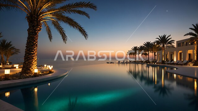 الفن الهندسي المعماري للمنتجعات والفنادق في الامارات العربية المتحدة، أنشطة صيفية ترفيهية، جزيرة في مدينة دبي، أماكن ومعالم سياحية، جذب واستقطاب السياح من انحاء العالم