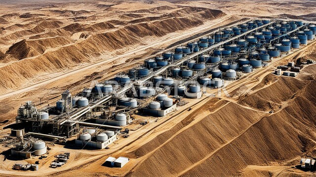 مستودعات وخزانات كبيرة وضخمة, الأبراج والهياكل المعدنية في الأراضي الصحراوية, مصافي تكرير النفط والغاز, صناعات ومشاريع بتروكيماوية، مفهوم هندسة البترول في دول الخليج, النهضة بالاقتصاد الوطني السعودي, مصانع ومناجم الوقود في المملكة العربية السعودية