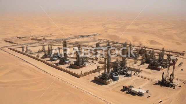مصافي تكرير النفط والغاز, صناعات ومشاريع بتروكيماوية، مفهوم هندسة البترول في دول الخليج, النهضة بالاقتصاد الوطني السعودي, الأبراج والهياكل المعدنية في الأراضي الصحراوية, مستودعات وخزانات كبيرة وضخمة, مصانع ومعامل الوقود في المملكة العربية السعودية