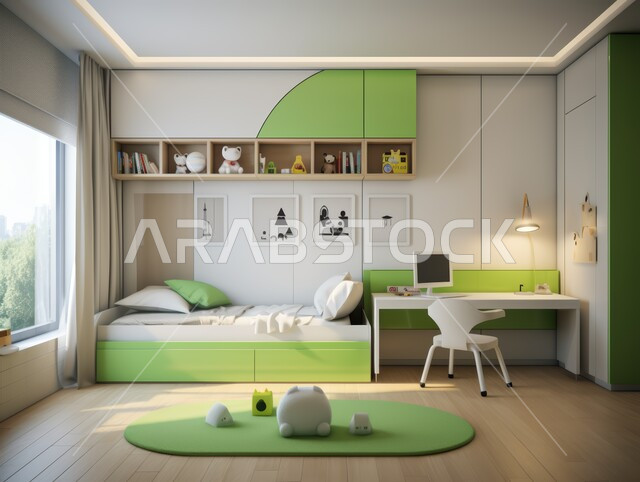 فنادق ومنتجعات بديكورات راقية في المملكة العربية السعودية، التصميم الداخلي للمنازل والبيوت باللون الاخضر، النوافذ والواجهات الزجاجية، أثاث واكسسوارات منزلية داخلية أنيقة، غرفة نوم بتصاميم عصرية حديثة, شقق وفلل سكنية فاخرة