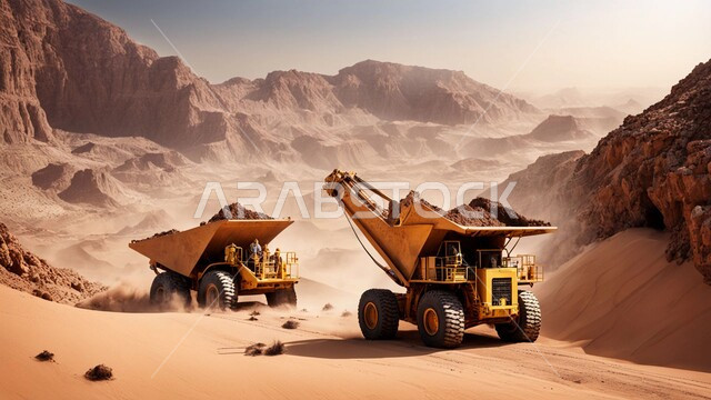 Engineering and urban development of oil refineries in the Kingdom of Saudi Arabia, oil refinery on soft golden sands, harsh and dry climate, adoption of modern techniques and technology in oil and gas production, petrochemical industries and projects, huge and modern tools and equipment