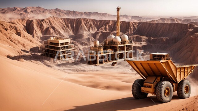 التطور الهندسي والعمراني لمصافي البترول في المملكة العربية السعودية، مصفاة نفط على الرمال الذهبية الناعمة، مناخ قاسي وجاف، اعتماد التقنيات والتكنولوجيا الحديثة في إنتاجية النفط والغاز، صناعات ومشاريع بيتروكيماوية، ادوات ومعدات ضخمة وحديثة