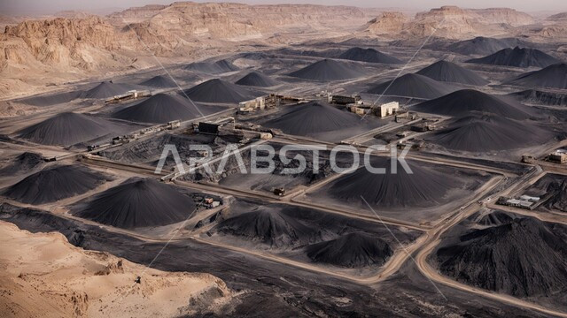 كميات ضخمة من إنتاج الفحم الوطني، مناجم الفحم الطبيعي العربية، مناطق التنقيب عن الثروات الباطنية، الطبيعة الصخرية وتضاريس السلاسل الجبلية، المرتفعات وقمم الجبال في المملكة العربية السعودية