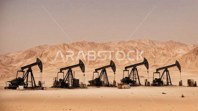 التطور الهندسي والعمراني لمصافي البترول في المملكة العربية السعودية، مصفاة نفط على الرمال الذهبية الناعمة، مناخ قاسي وجاف، اعتماد التقنيات والتكنولوجيا الحديثة في إنتاجية النفط والغاز، صناعات ومشاريع بيتروكيماوية، ادوات ومعدات ضخمة وحديثة