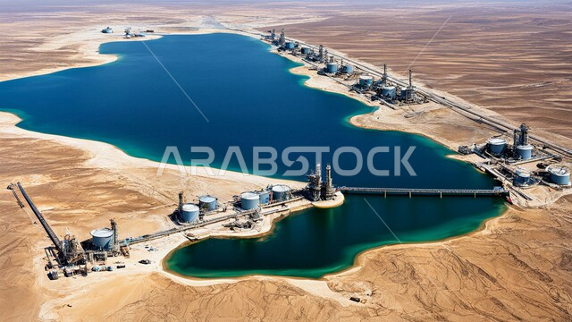 التطور الهندسي والعمراني لمصافي البترول في المملكة العربية السعودية، مصفاة نفط على الرمال الذهبية الناعمة، مناخ قاسي وجاف، اعتماد التقنيات والتكنولوجيا الحديثة في إنتاجية النفط والغاز، صناعات ومشاريع بيتروكيماوية، ادوات ومعدات ضخمة وحديثة