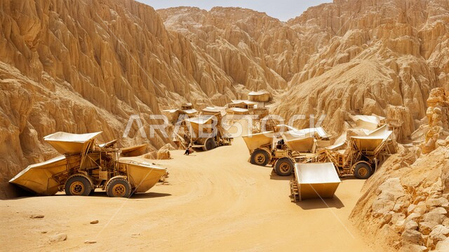 مناجم الذهب العربي الأصيل، مناطق التنقيب عن الثروات الباطنية, المعدات و الآلات الثقيلة الضخمة, أعمال الحفر و التعدين, معامل و مصانع المملكة العربية السعودية, النهضة بالاقتصاد الوطني السعودي, ادوات حفر الأنفاق و المناجم تحت الأرض