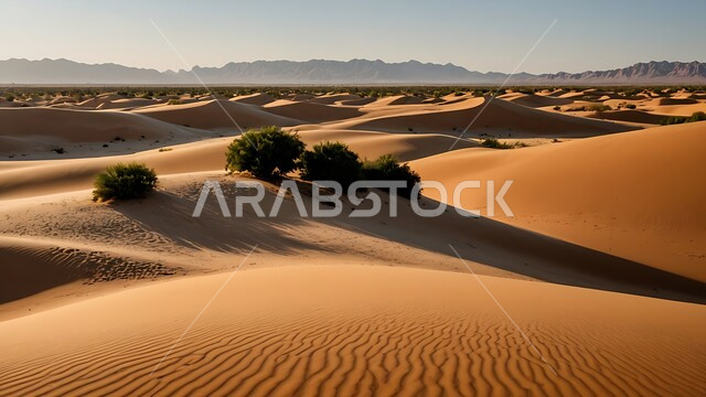 التضاريس والمرتفعات والقمم الجبلية في البراري ، الرمال الناعمة والكثبان الرملية الذهبية ، النباتات الشوكية في مناطق البادية والبيئة الطبيعية الصحراوية،  التكوينات والتشكيلات الصخرية في صحراء المملكة العربية السعودية، خلفيات الطبيعة 