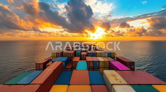 استيراد وتصدير البضاعة في المملكة العربية السعودية, الاقتصاد البحري لنقل واستلام كونتينرات التخزين, ميناء شحن البضائع و الحاويات التجارية، تجارة السلع والمنتجات المحلية عبر السفن في البحار