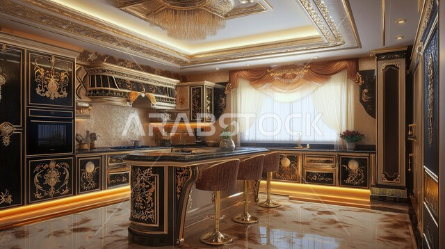 تصاميم داخلية للمطابخ الفاخرة, ديكورات راقية للفلل و الشقق السكنية في ...