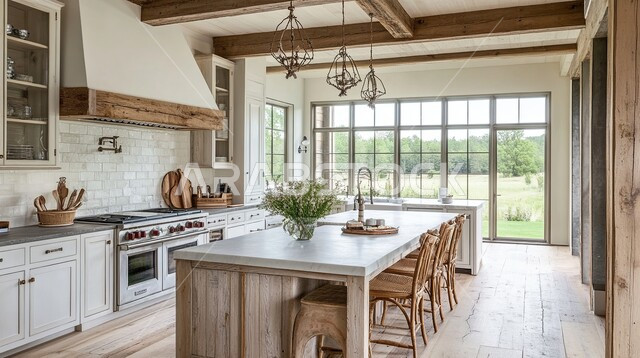 الديكور و التصميم الأنيق لمطبخ على الطراز الحديث, أثاث منزلي عصري مميز, تصاميم داخلية للمطابخ الفاخرة, ديكورات راقية للفلل و الشقق السكنية في المملكة العربية السعودية