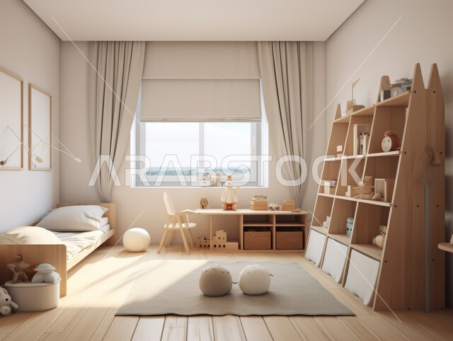 التصاميم الداخلية لغرف النوم على الطراز الحديث، غرفة نوم حديثة باللون الأبيض، الديكورات الراقية للفلل والشقق السكنية في المملكة العربية السعودية، اكسسوارات وتحف عصرية، كرسي مريح وطاولة للدراسة، أثاث أنيق ومميز، النوافذ والواجهات الزجاجية