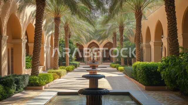 الفن الهندسي المعماري على الطراز الحديث، تصميمات وديكورات فخمة، تصاميم عصرية و فاخرة للشقق والفلل السكنية السياحية، القصور والفنادق والأبنية المتميزة، النمو والتقدم العمراني في المملكة العربية السعودية، الاهتمام بزراعة الأشجار والنباتات الخضراء