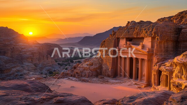 المرتفعات والقمم الجبلية والمنحدرات، سلسلة الجبال والتكوينات والتشكلات الصخرية في المناطق الصحراوية، الكثبان الرملية والوديان في البراري، اماكن سياحية مشهورة في المملكة العربية السعودية، خلفية الطبيعة