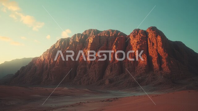 المرتفعات والقمم الجبلية والمنحدرات، سلسلة الجبال والتكوينات والتشكلات الصخرية في المناطق الصحراوية، الكثبان الرملية والوديان في البراري، اماكن سياحية مشهورة في المملكة العربية السعودية، خلفية الطبيعة