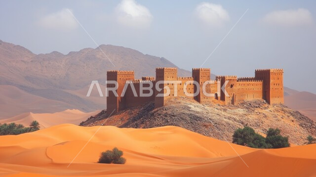 المرتفعات والقمم الجبلية والمنحدرات، سلسلة الجبال والتكوينات والتشكلات الصخرية في المناطق الصحراوية، الكثبان الرملية والوديان في البراري، اماكن سياحية مشهورة في المملكة العربية السعودية، خلفية الطبيعة