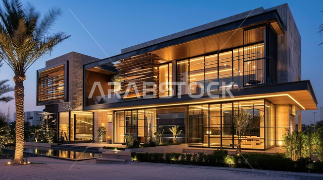 النمو والتقدم العمراني في المملكة العربية السعودية ,الأشجار والنباتات الخضراء المحيطة بالشقق والفلل السكنية السياحية، تصميمات وديكورات فخمة، الفن الهندسي المعماري على الطراز الحديث، تصاميم عصرية متميزة