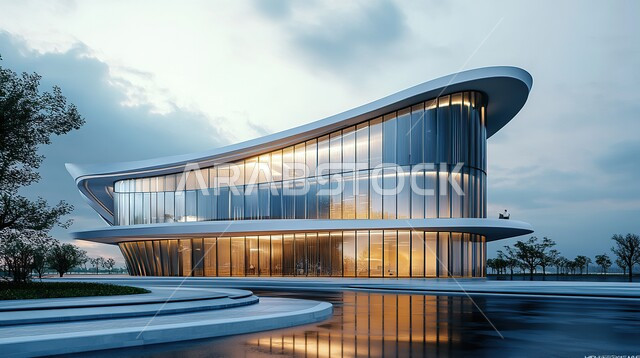 ديكورات خارجية غريبة للمنازل مبتكرة وحديثة، أماكن ترفيهية في المناطق السياحية، تصاميم عصرية مع واجهات زجاجية، الفن الهندسي المعماري على الطراز الحديث للفلل والشقق السكنية في المملكة العربية السعودية، الاهتمام بزراعة الاشجار الخضراء