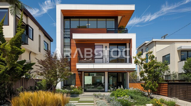 ديكورات خارجية غريبة للمنازل مبتكرة وحديثة، أماكن ترفيهية في المناطق السياحية، تصاميم عصرية مع واجهات زجاجية، الفن الهندسي المعماري على الطراز الحديث للفلل والشقق السكنية في المملكة العربية السعودية، الاهتمام بزراعة الاشجار الخضراء