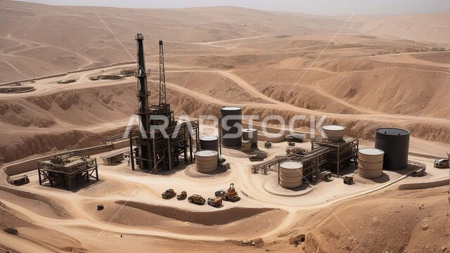 صناعات ومشاريع بيتروكيماوية، ادوات ومعدات ضخمة وحديثة ، التطور الهندسي والعمراني لمصافي البترول في المملكة العربية السعودية، مصفاة نفط على الرمال الذهبية الناعمة، اعتماد التقنيات والتكنولوجيا الحديثة في إنتاجية الغاز