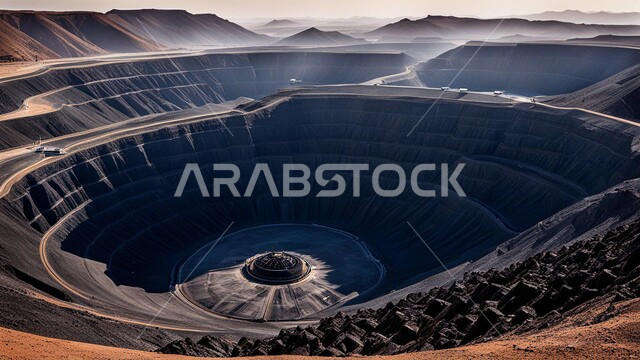 مناجم الفحم الطبيعي العربية، مناطق التنقيب عن الثروات الباطنية، الطبيعة الصخرية وتضاريس السلاسل الجبلية، المرتفعات وقمم الجبال في المملكة العربية السعودية, كميات ضخمة من إنتاج الفحم الوطني